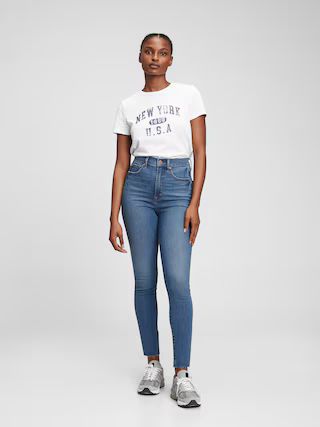 Sky High Rise True Skinny Jeans with Washwell | Gap (US)