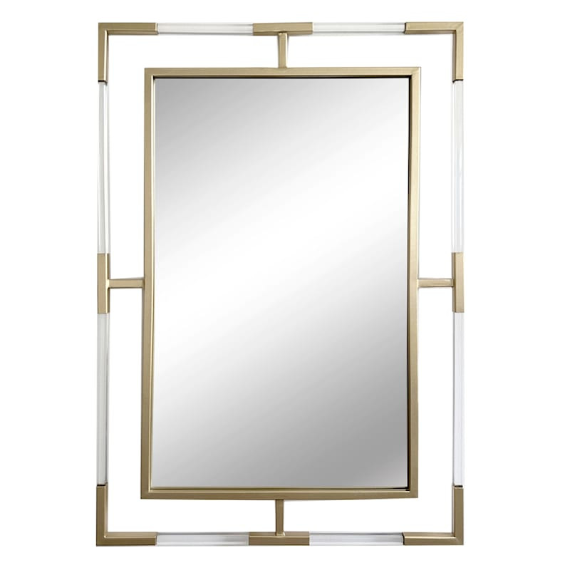 Acrylic Metal Wall Mirror, 22x32 | At Home
