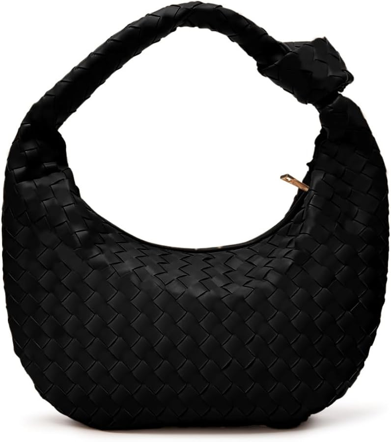 Apryl Woven Purse - Woven Tote bag for Women - Knotted Large Slouchy Hobo Shoulder Handbags | Amazon (US)
