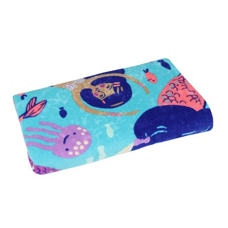 Mainstays Printed Sheared Beach Towel, Mermaid | Walmart (US)
