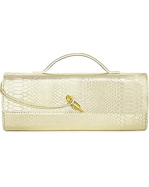 Woven Purse for Women Evening Clutch Woven Leather Handbags Crossbody Bag Formal Evening Bag | Amazon (US)