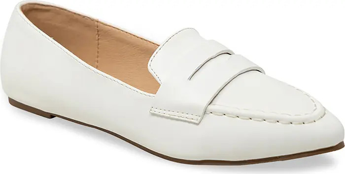 CHASE AND CHLOE Ibi Pointed Toe Penny Loafer | Nordstromrack | Nordstrom Rack