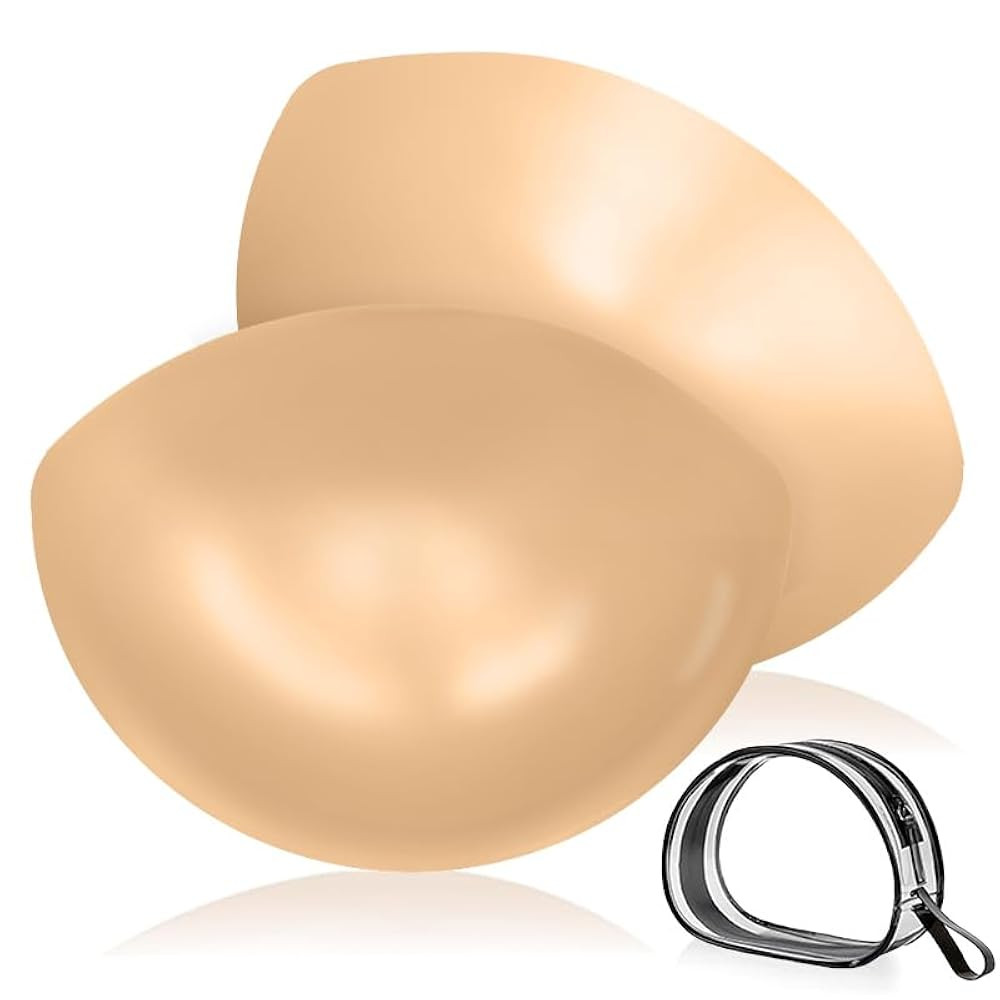 Double-Sided Sticky Bra Inserts - Invisible Lift Adhesive Bra Pads - Deimi Push Up Pads - Reusabl... | Amazon (US)
