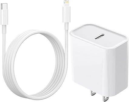 iPhone Fast Charger【Apple MFi Certified】 Cell Phone Wall Chargers iPhone Charging 20W PD Adap... | Amazon (US)