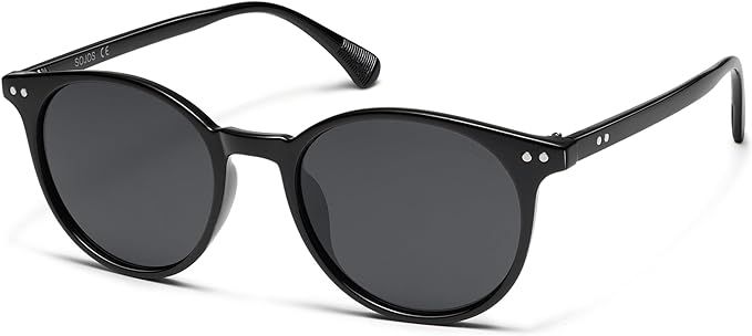 SOJOS Small Round Polarized Sunglasses for Women Men Trendy Classic Vintage Style | Amazon (US)