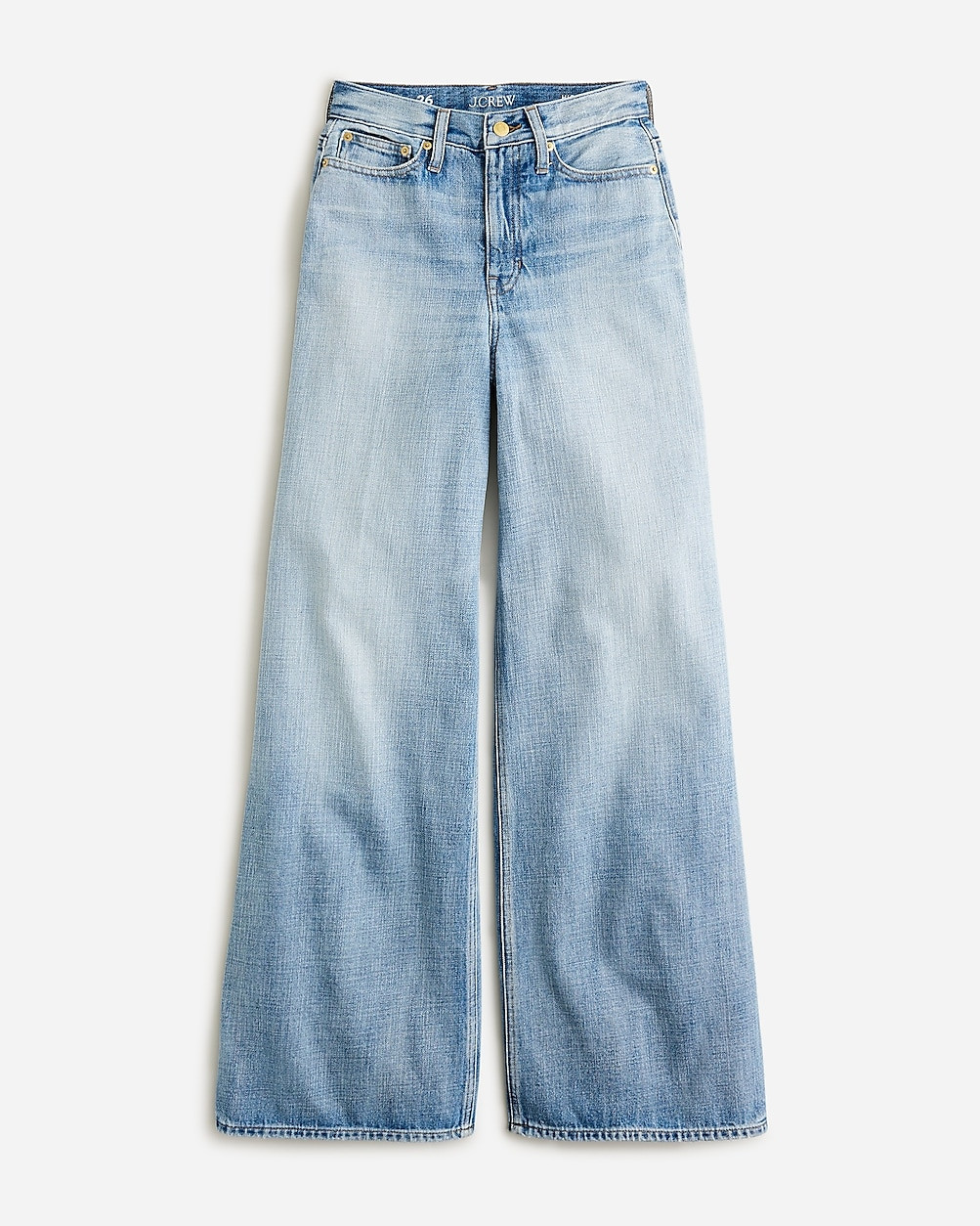 High-rise superwide-leg jean in Elliot wash | J. Crew US
