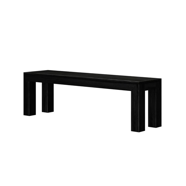 Linzy Modern Wood Bench | Wayfair North America