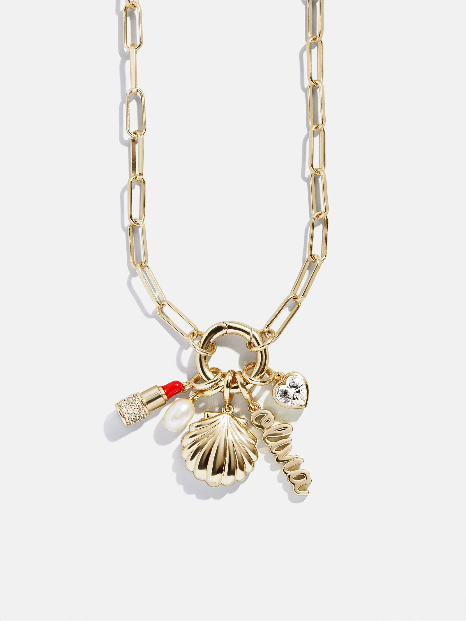 Cluster Charm Necklace - Hera Chain & Charm Ring | BaubleBar