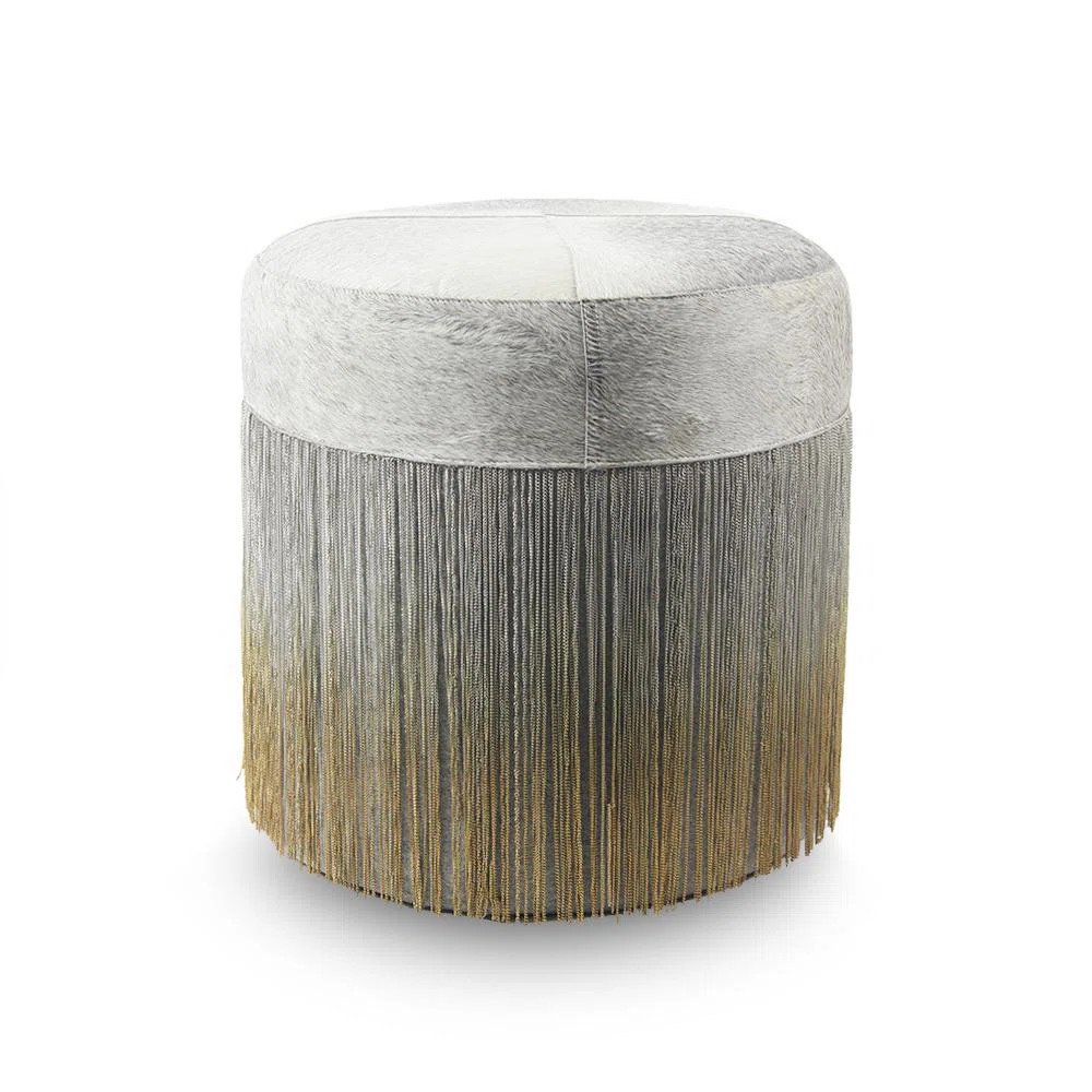 Basti Leather Pouf | Wayfair North America