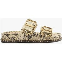 Naomi Sporty Snake-Embossed Leather Sandal | Schutz (US)