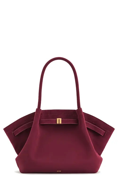 JW PEI Medium Hana Tote in Burgundy Suede at Nordstrom | Nordstrom