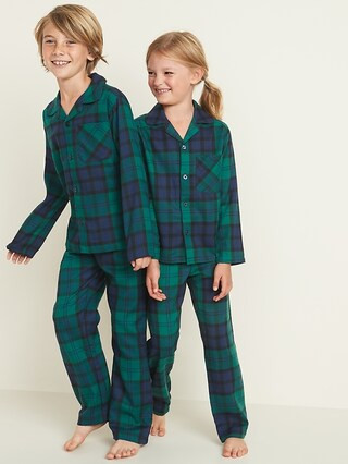 Printed Twill Pajama Set for Kids | Old Navy (US)