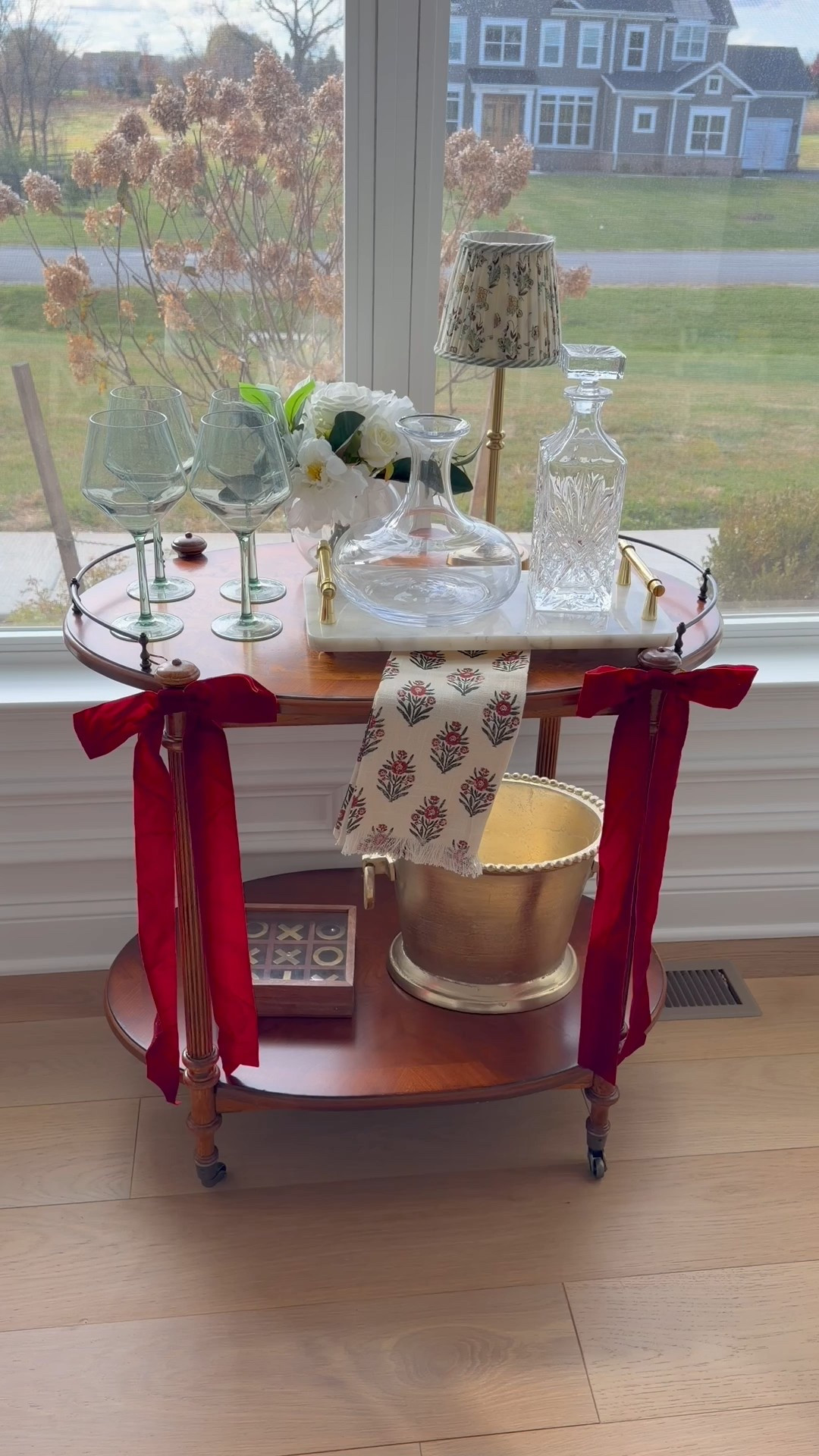 My best-selling bar cart, starting to get all dressed up for the holidays! 

#LTKHoliday