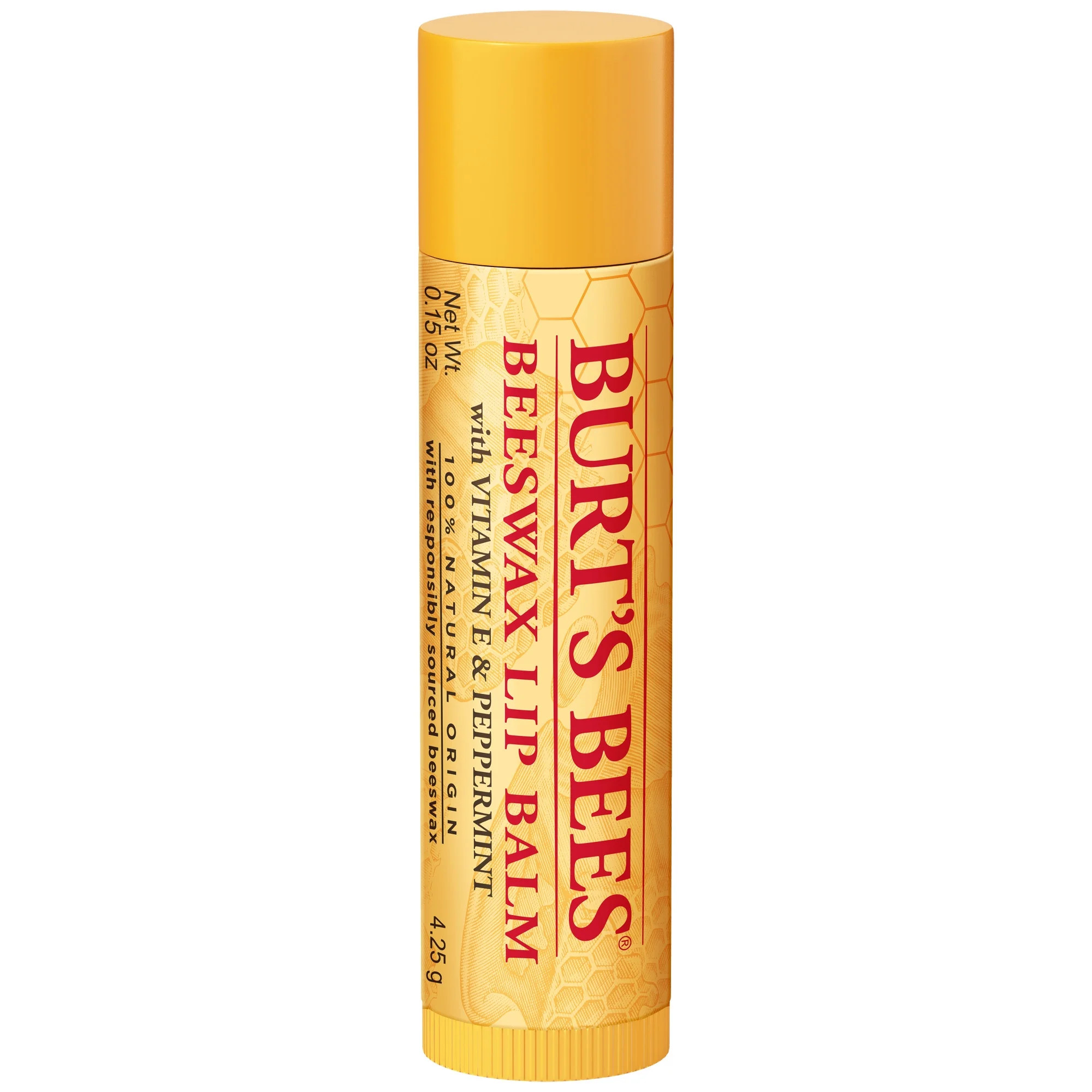 Burt's Bees Beeswax Lip Balm, 1-Pack, 0.15 oz. | Walmart (US)
