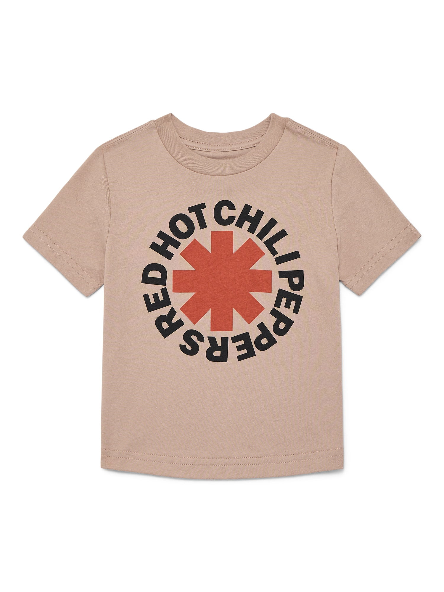 Red Hot Chili Peppers Asterik Toddler Graphic Tee with Short Sleeves, Sizes 12M-5T | Walmart (US)