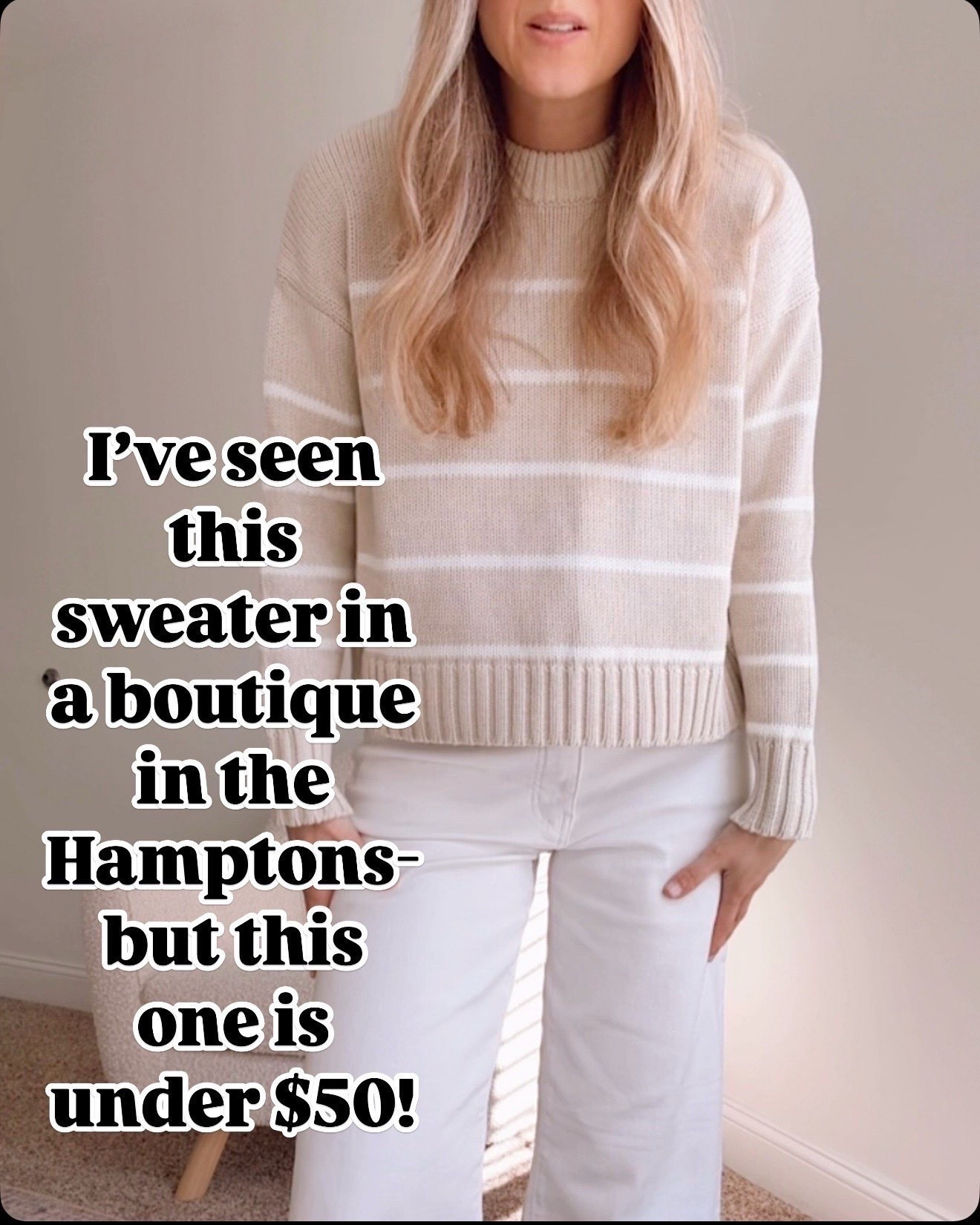 This striped sweater looks like a boutique find but the price makes it an easy yes.

striped sweater women, lightweight sweater, spring sweaters, casual outfit ideas, women over 40 style, neutral outfits, everyday outfits, affordable fashion finds, white jeans outfit, casual chic style, capsule wardrobe pieces, transitional outfits

#LTKOver40 #LTKSeasonal #LTKdayinmylife