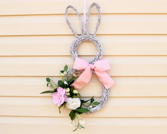 Bunny Wreath Easter Wreath Spring Wreath Grapevine Bunny | Etsy | Etsy (US)