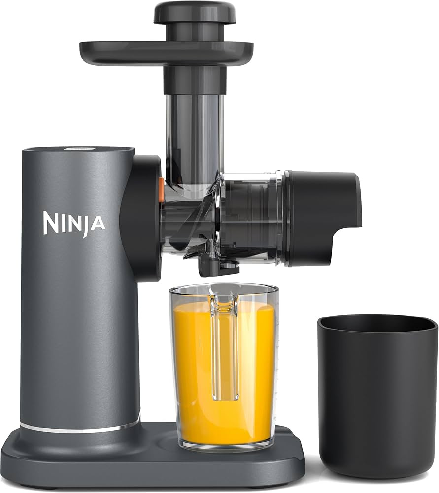 Ninja Kaltpresse-Entsafter Gem\u00fcse und Obst mit 700-ml-Becher & 1,1-L-Fruchtfleischbeh\u00e4l... | Amazon (DE)