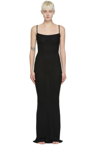 Black Modal Maxi Dress | SSENSE