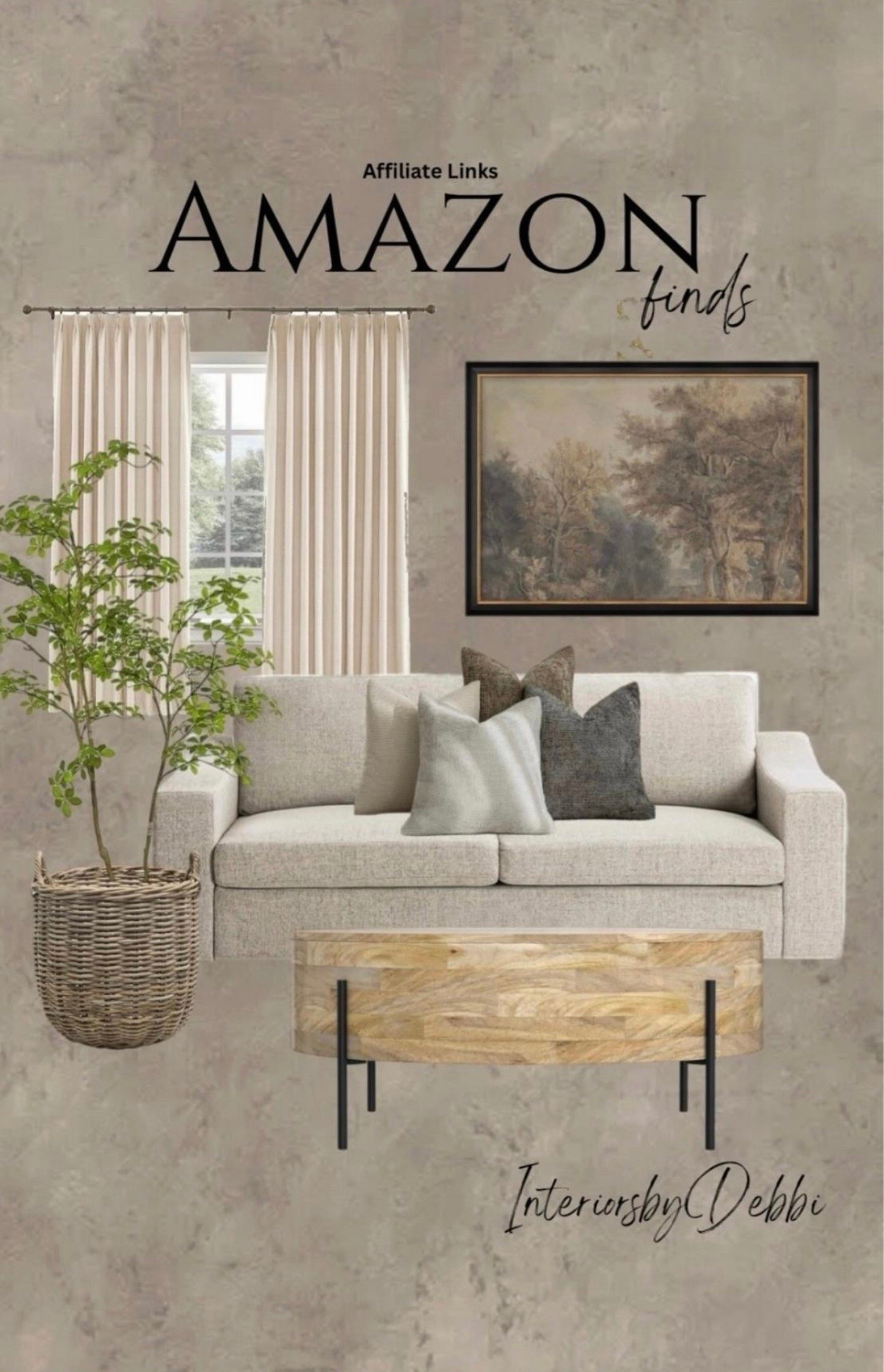Amazon Finds
Drapery, framed art, sofa, faux tree, coffee table, transitional home, modern decor, amazon find, amazon home, target home decor, mcgee and co, studio mcgee, amazon must have, pottery barn, Walmart finds, affordable decor, home styling, budget friendly, accessories, neutral decor, home finds, new arrival, coming soon, sale alert, high end look for less, Amazon favorites, Target finds, cozy, modern, earthy, transitional, luxe, romantic, home decor, budget friendly decor, Amazon decor #amazonhome

#LTKSeasonal #LTKHome