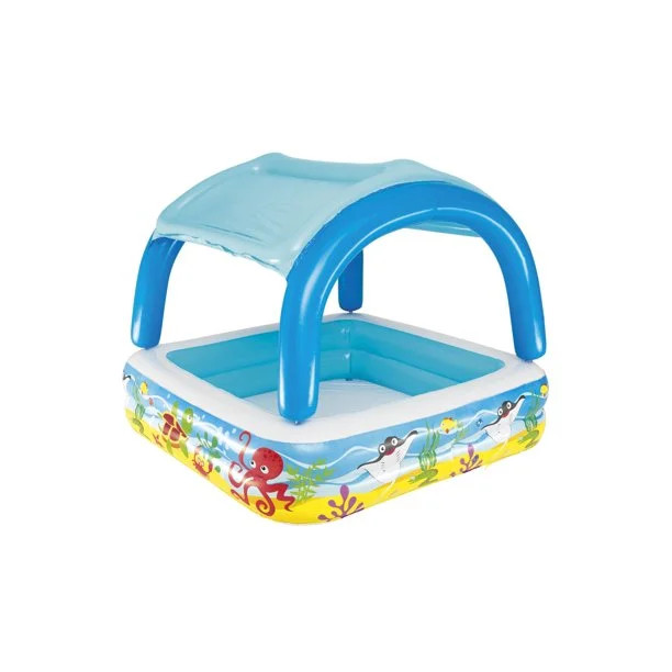 H2OGO! 55" x 55" Inflatable Square Kiddie Pool | Walmart (US)