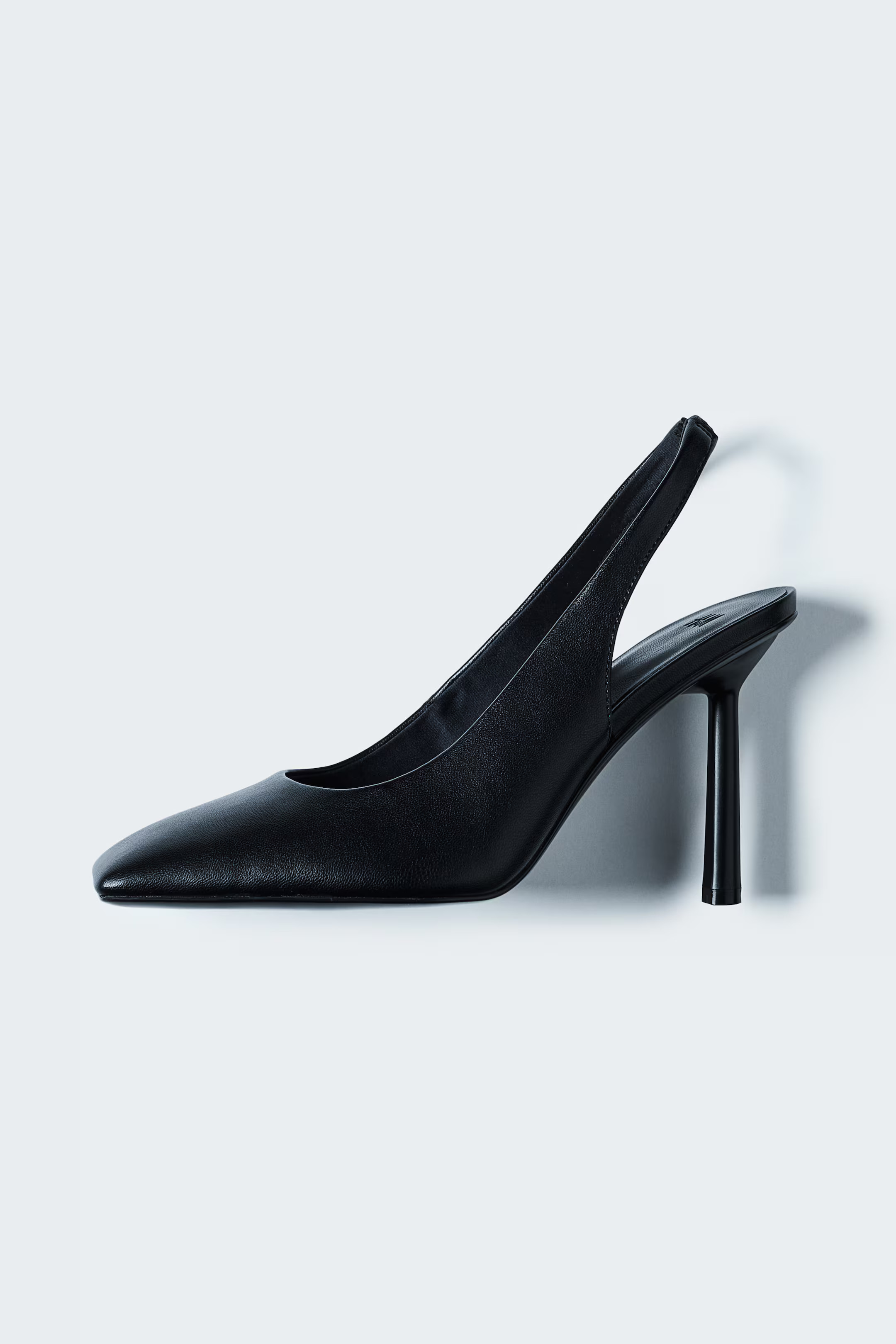 Square-Toe Slingback Pumps | H&M (US + CA)