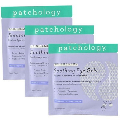 Patchology Skin Remedy Soothing Eye Gels (Pack of 3 Pairs) Feel the calm and see the bright with a five-minute soothing reset. | Target