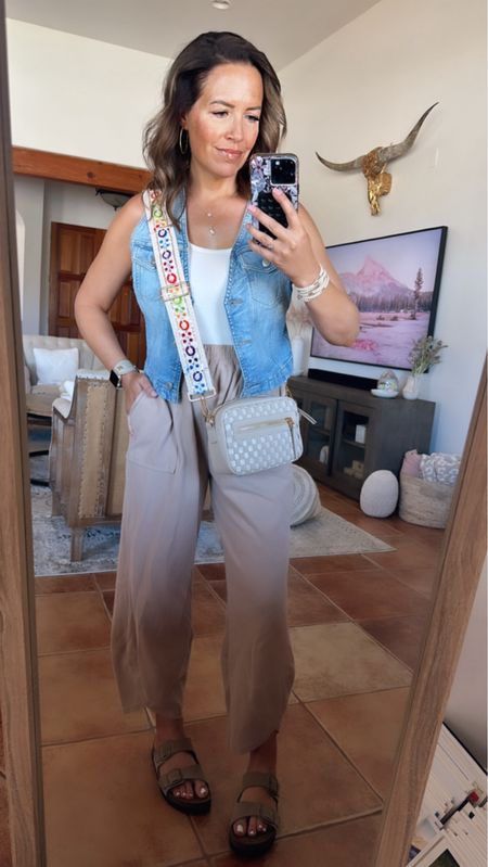Loving the denim vest trend right now! There are so many ways you can style it!

I sized up to a large in the vest. The rest of the outfit is tts!



#LTKstyletip #LTKfindsunder50 #LTKover40