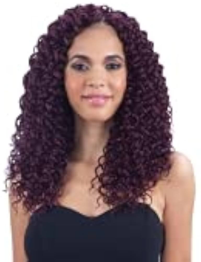 MULTI PACK DEALS! FreeTress Synthetic Hair Crochet Braids Beach Curl 12" (4-PACK, 1B) | Amazon (US)