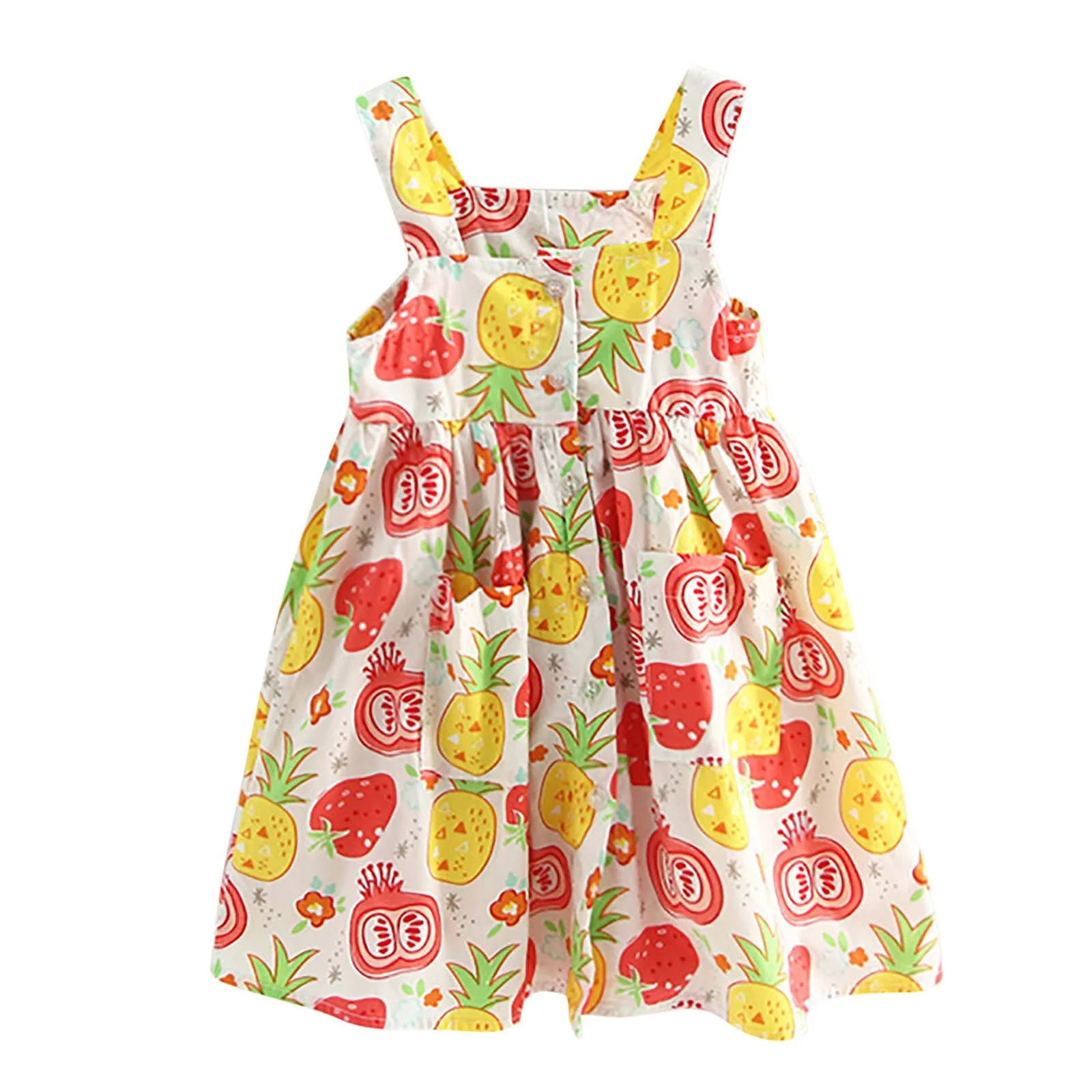 Penkiiy Summer Baby Girls' Sleeveless Lace Suspender Dress Floral Children's Clothing Easter Dres... | Walmart (US)