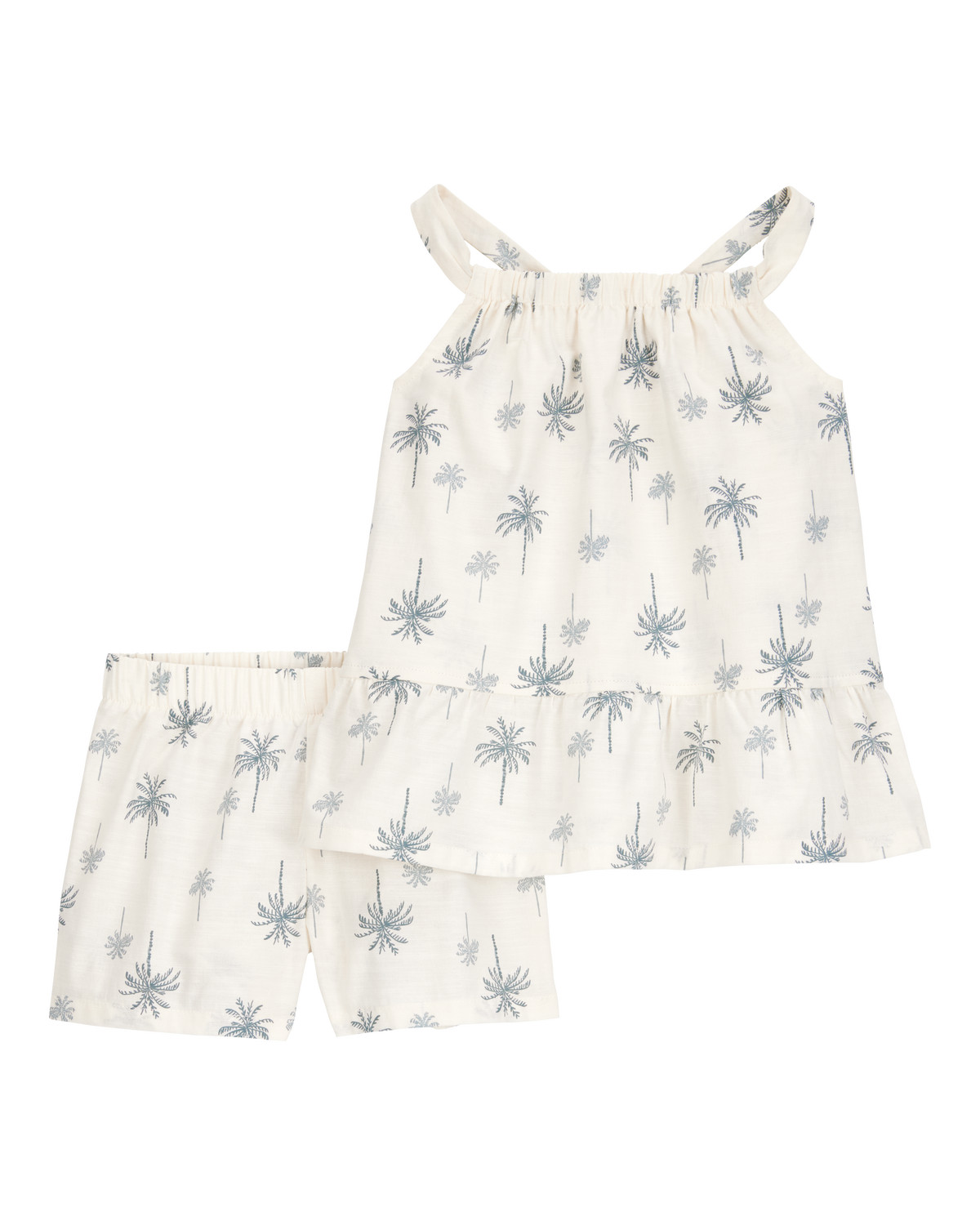 Toddler 2-Piece Palm Tree  Floral Set - Ivory | Carter's Inc