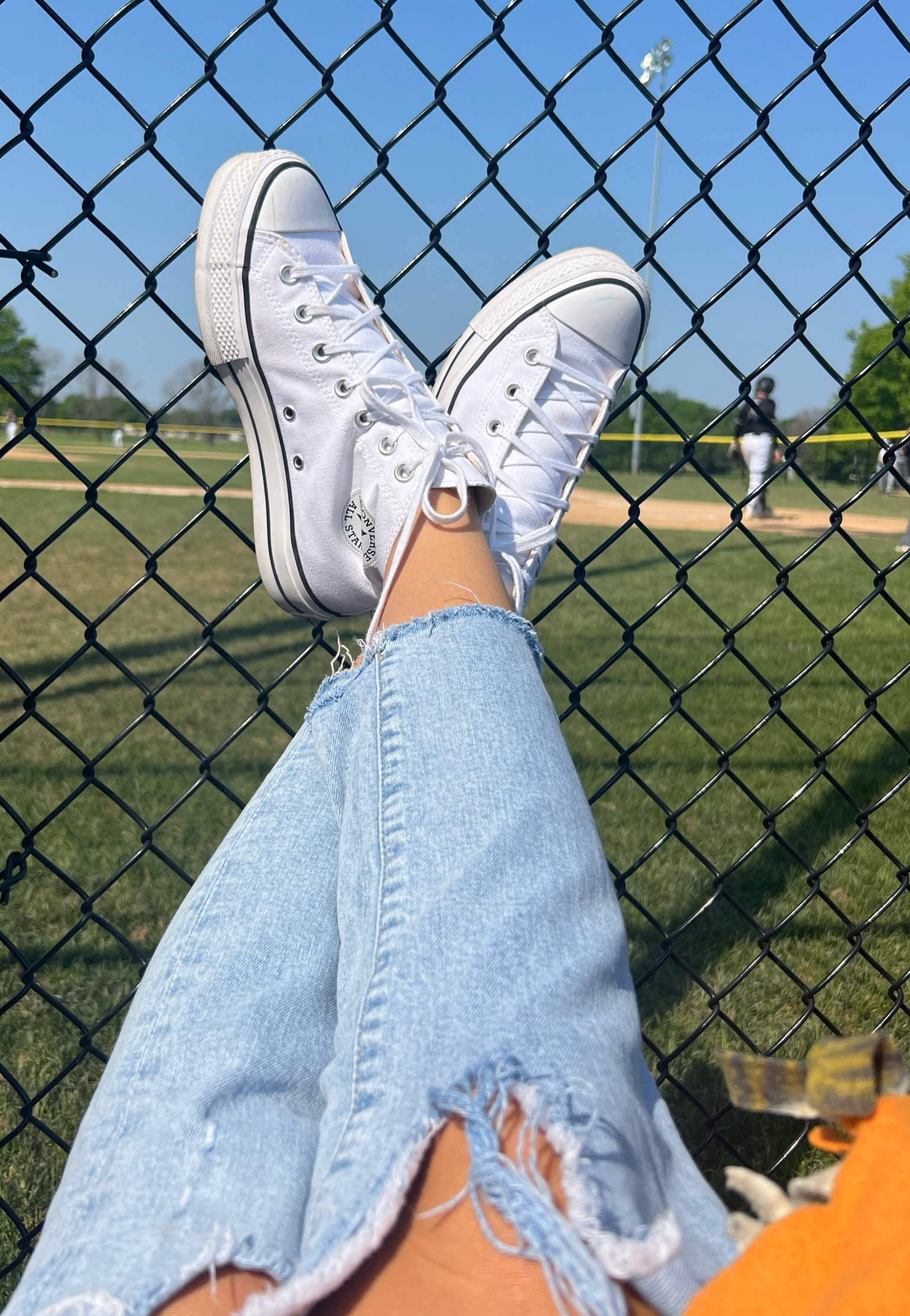 Women’s white Nike converse high top shoe, sneakers. 

#LTKFitness #LTKshoecrush #LTKstyletip