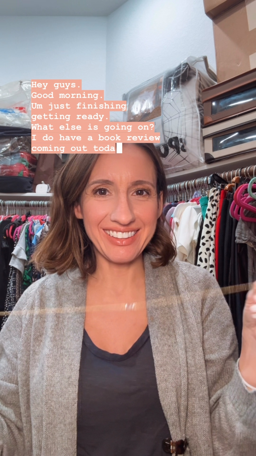 Chat + the prettiest dainty Kendra Scott necklace. I love the heart Kendra Scott necklace. 
Cardigan is old but I’ll share a similar one. You can never have too many cardigan. 
Tshirt is a Nordstrom Find. I’ll share a similar grey tshirt. 
Jeans are Levi’s. 
Petite style 
Petite outfit 

#LTKstorytime #LTKmorningroutine #LTKPetite