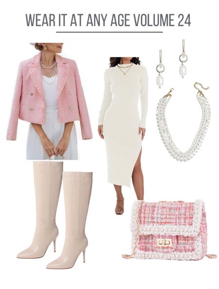 For Dianne’s alternate look, she went with a totallly “Chanel inspired” styling, from the tweed bag to the pearls!

#LTKfindsunder50 #LTKstyletip #LTKfindsunder100