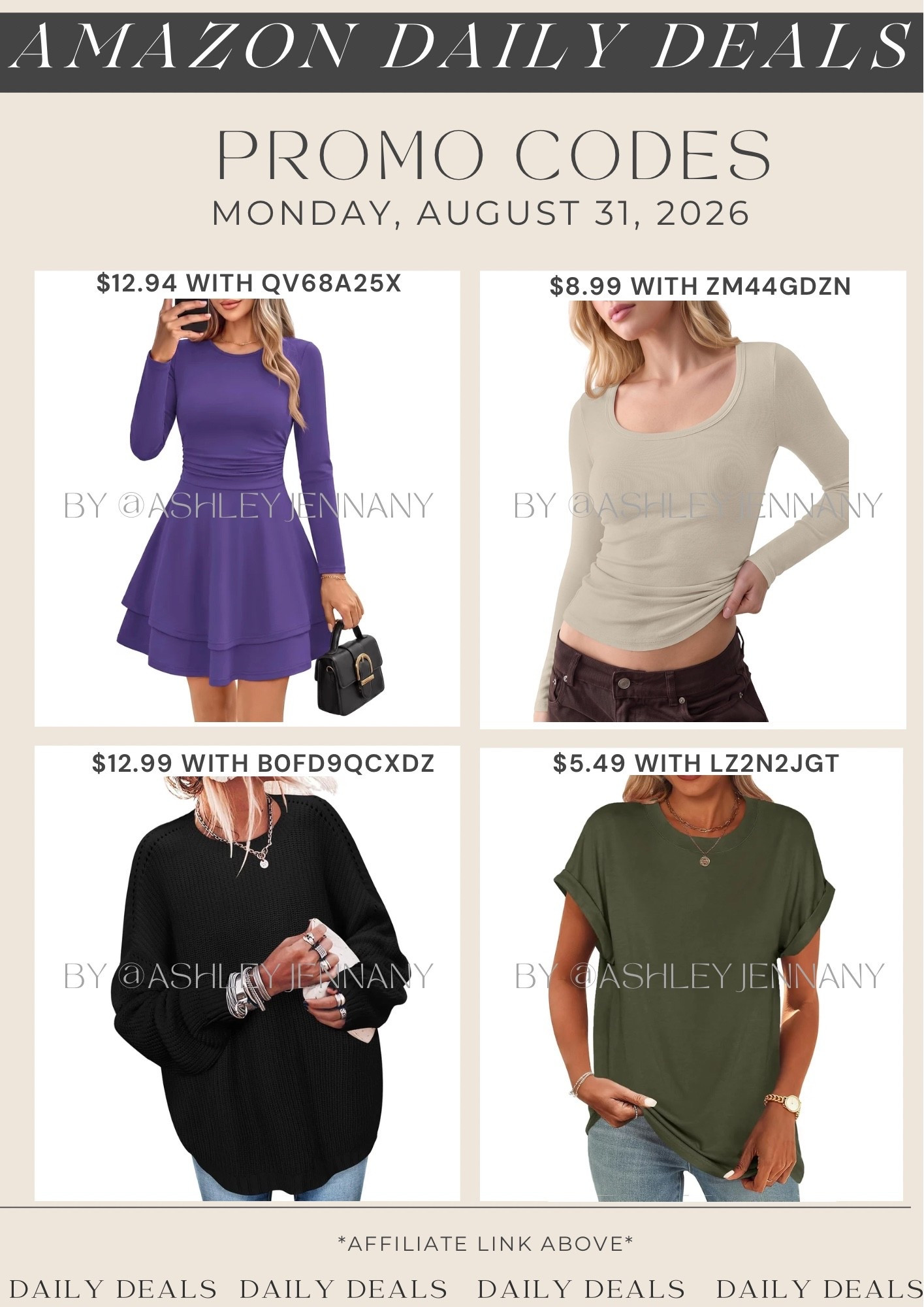 Amazon deals

#LTKMidsize #LTKSaleAlert #LTKSeasonal