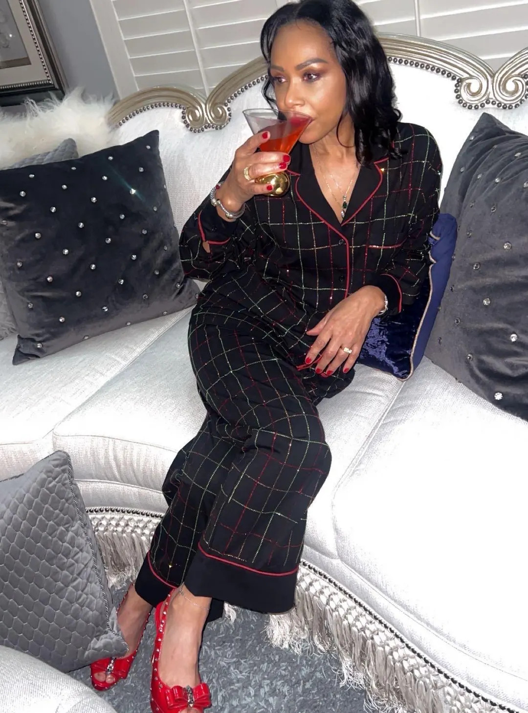 Mrs. Dazzle Claus Long Sleeve Set - Etsy | Etsy (US)