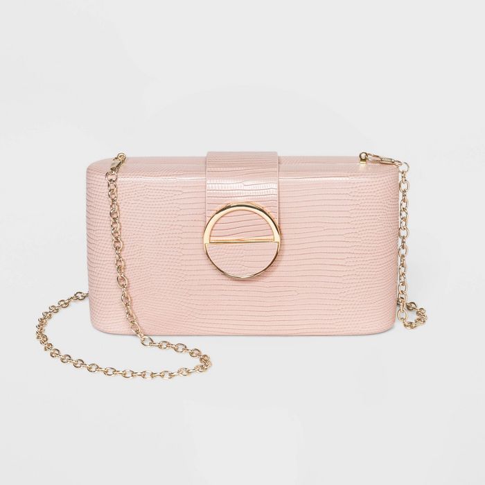 Estee & Lilly Magnetic Closure MIni Clutch - Pink | Target