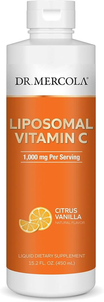 Amazon.com: Dr. Mercola Liquid Liposomal Vitamin C, 15.20 Fl. Oz. (450 mL), 30 Servings, Dietary ... | Amazon (US)