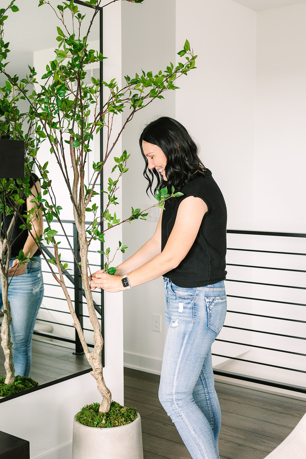 My gorgeous faux citrus tree is on sale now 🤍 Such a bright, fresh piece that instantly stands out and fits perfect in this planter with a little moss filler. 

 #LTKHome #LTKSaleAlert
