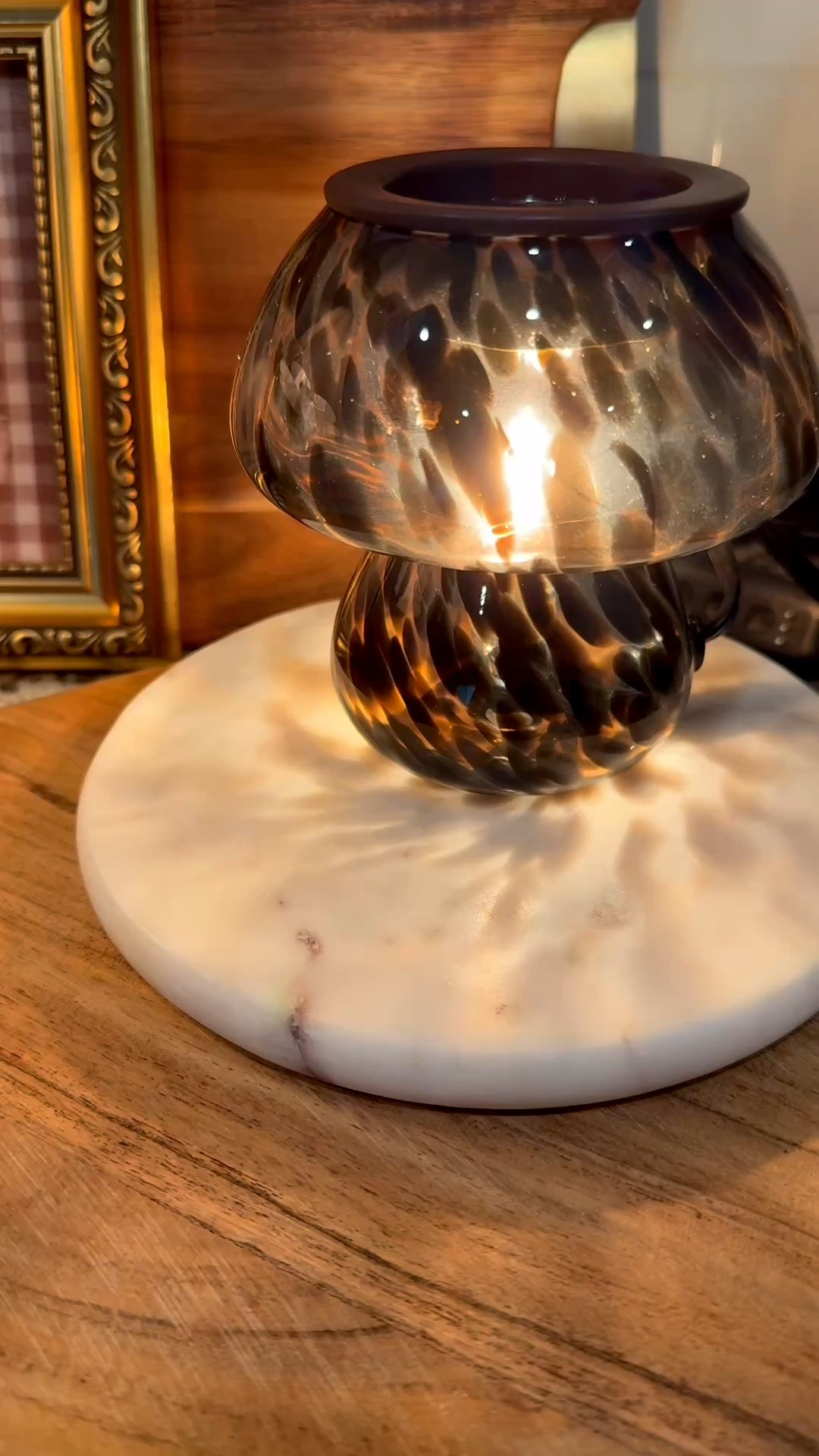 Mushroom 🍄‍🟫 wax warmer 🤎 #fallvibes #cozy #fallhome #falldecor

#LTKSeasonal #LTKdayinmylife #LTKHome