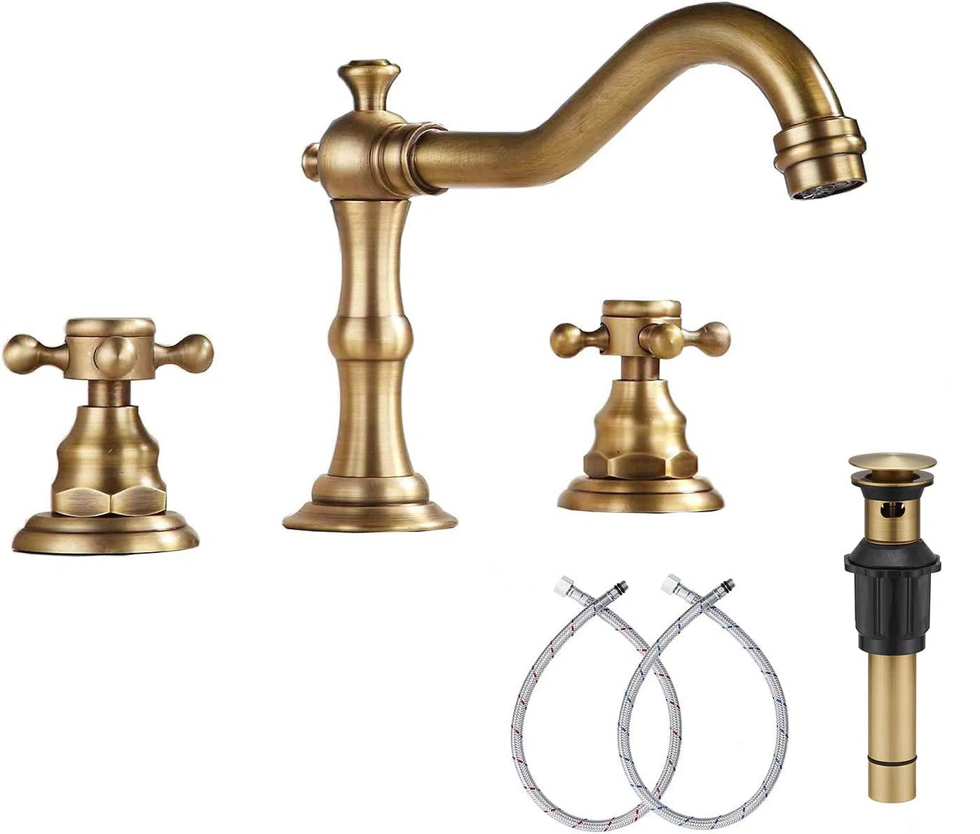 Widespread Bathroom Faucet with Drain Assembly | Wayfair North America