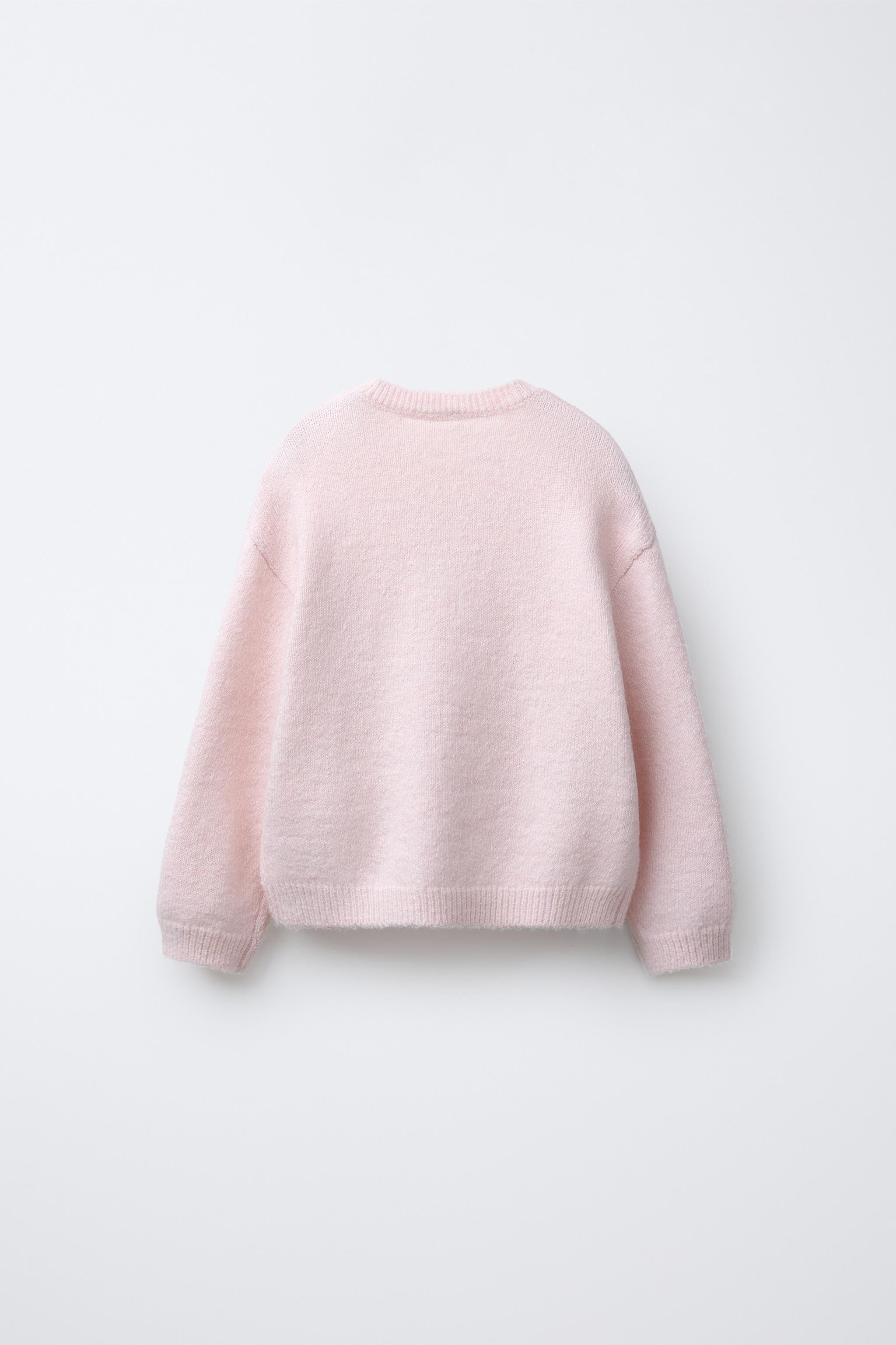 FLOCKED HEART KNIT JUMPER | Zara US