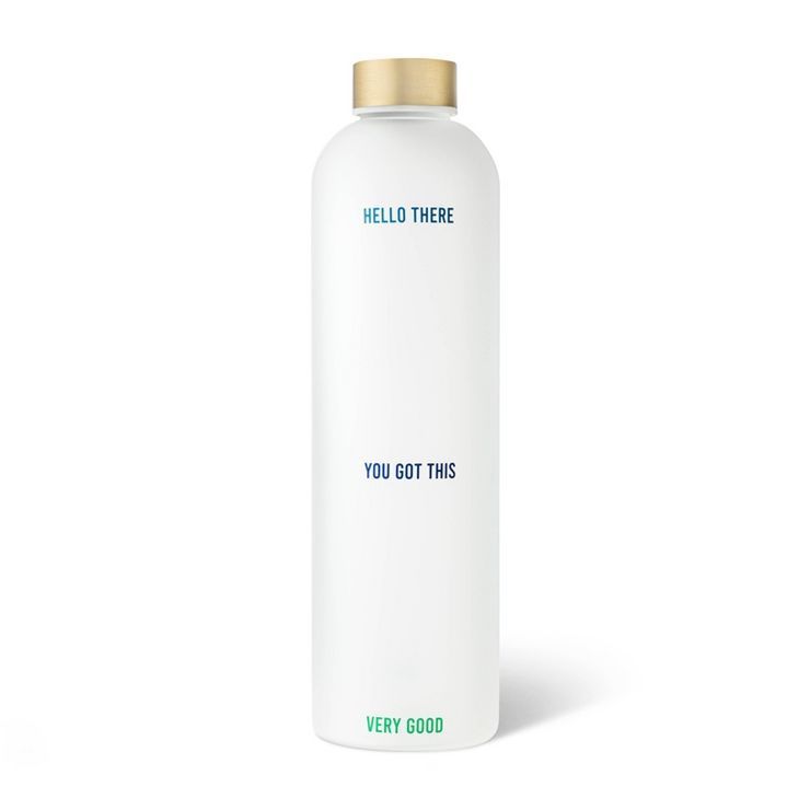 34oz Glass Water Bottle Clear - Tabitha Brown for Target | Target