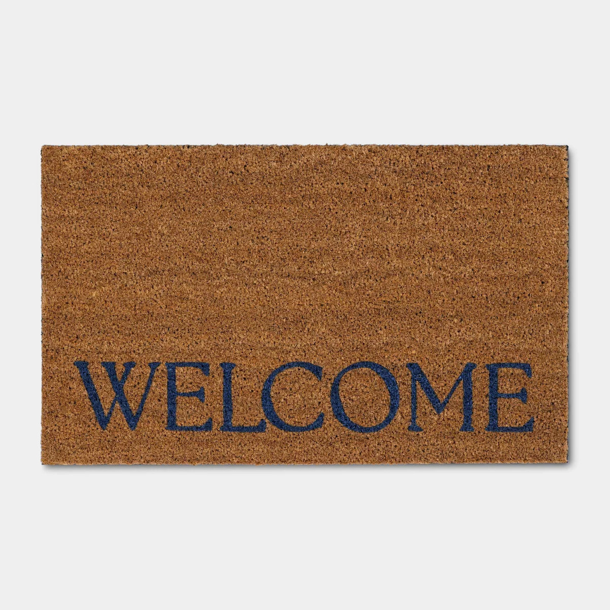Welcome Tufted Coir Doormat Blue - Threshold™ | Target