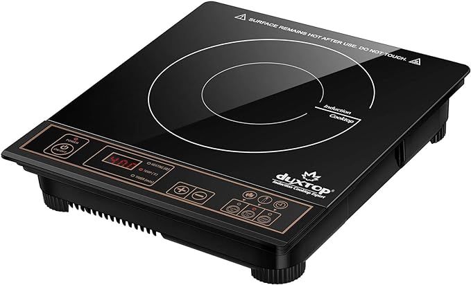Duxtop 1800W Portable Induction Cooktop Countertop Burner, Gold 8100MC/BT-180G3 | Amazon (US)