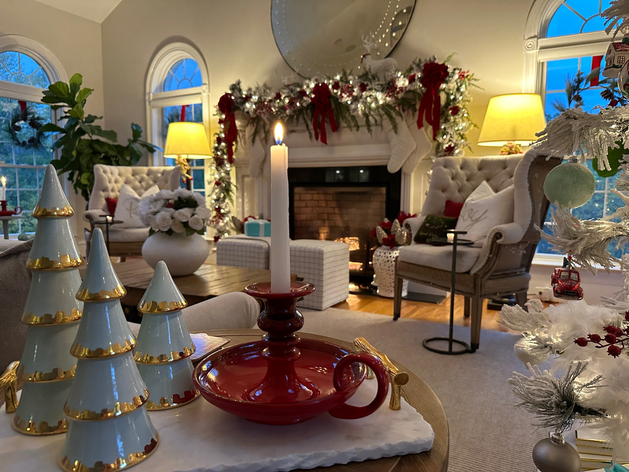 Live these ceramic Christmas trees, they come in so many colors! I have blush and aqua .

#LTKhome #LTKHoliday #LTKSeasonal