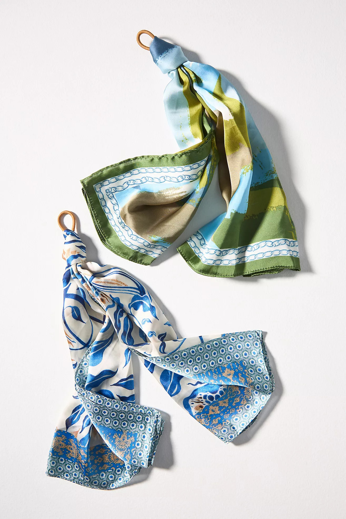 Patterned Hair Scarves, Set of 2 | Anthropologie (US)