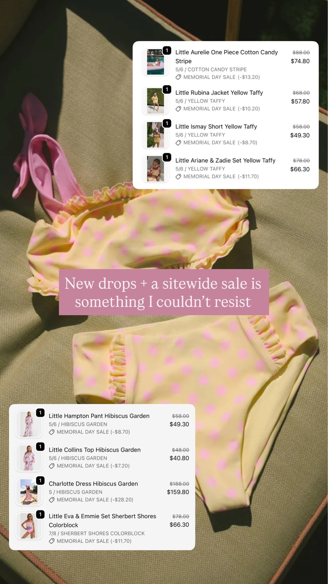My fave swimwear brand is having a sitewide sale! Here is what I just snagged!

Plus they just dropped a bunch of cute items!

#LTKKids #LTKSwim #LTKSaleAlert