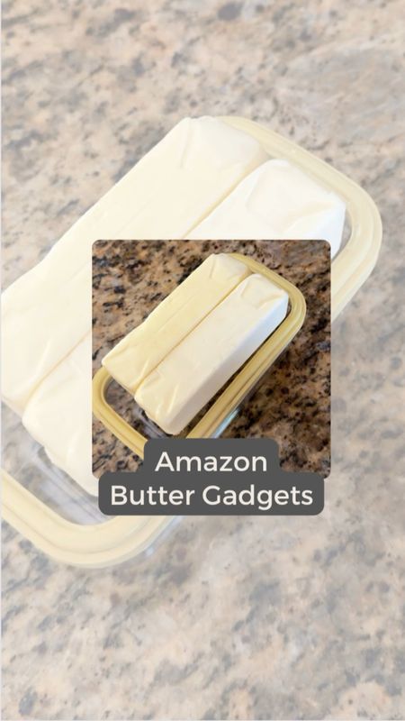✨ These butter gadgets will make your life easier. I love the butter hugger for those sticks that you are not done using but want to keep it fresh when you put it back in the fridge. Then the butter slicer container is JUST genius!! It takes seconds to cute the butter into perfectly sliced pads!! And it does 2 sticks at once! A must have! You just take it out of the fridge when you need it and pop it back in when you are done! Seriously so simple!!!
Comment BUTTER or you can find this

#LTKhome #LTKVideo