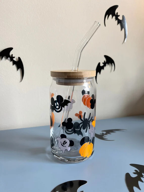 Halloween Cup  Halloween Tumbler  Beer Can Glass  Halloween - Etsy | Etsy (US)